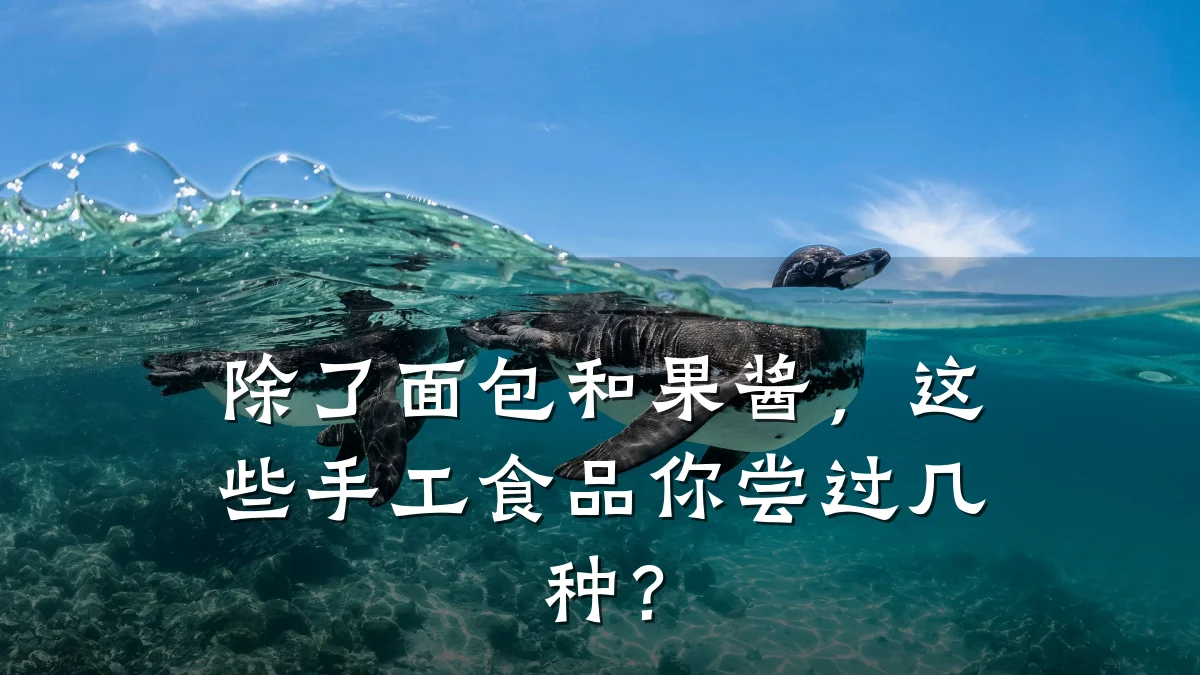 除了面包和果酱，这些手工食品你尝过几种？